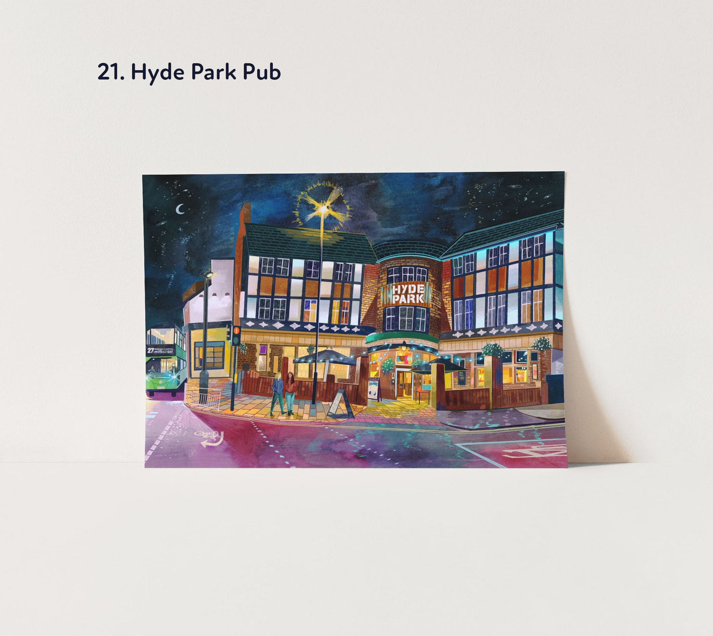 Any 3 x A5, A4, A3 or A2 Leeds Artwork Prints, Mix and Match Set