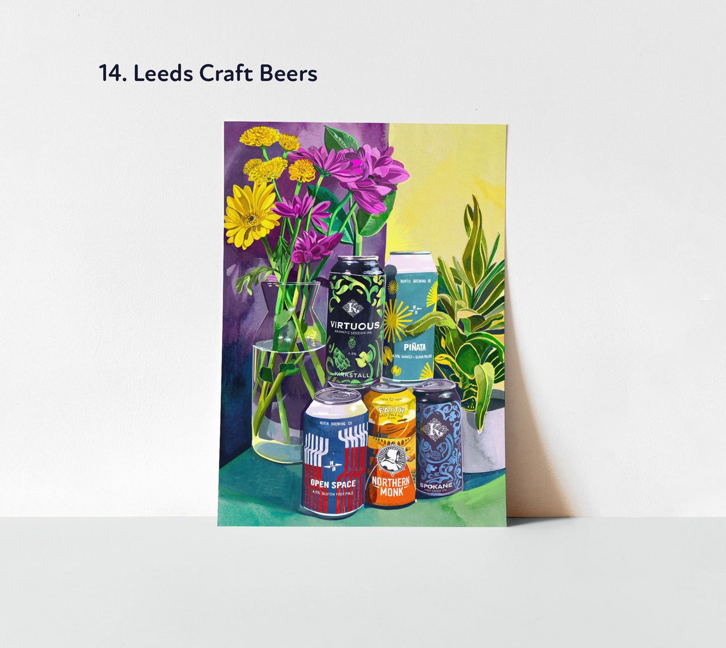 Any 3 x A5, A4, A3 or A2 Leeds Artwork Prints, Mix and Match Set