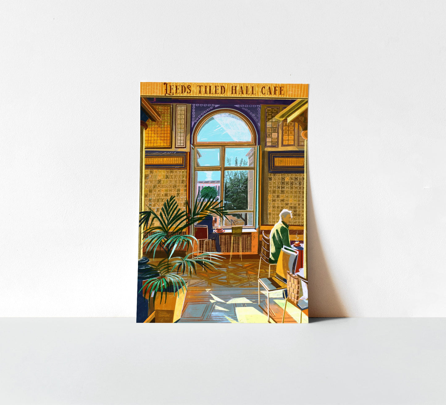 Leeds Tiled Hall Cafe Artwork Print