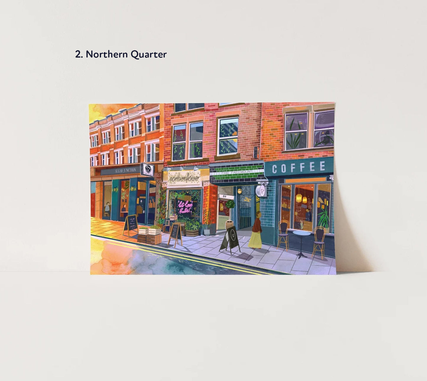 Any 3 x A5, A4 or A3 Manchester Artwork Prints, Mix and Match Set