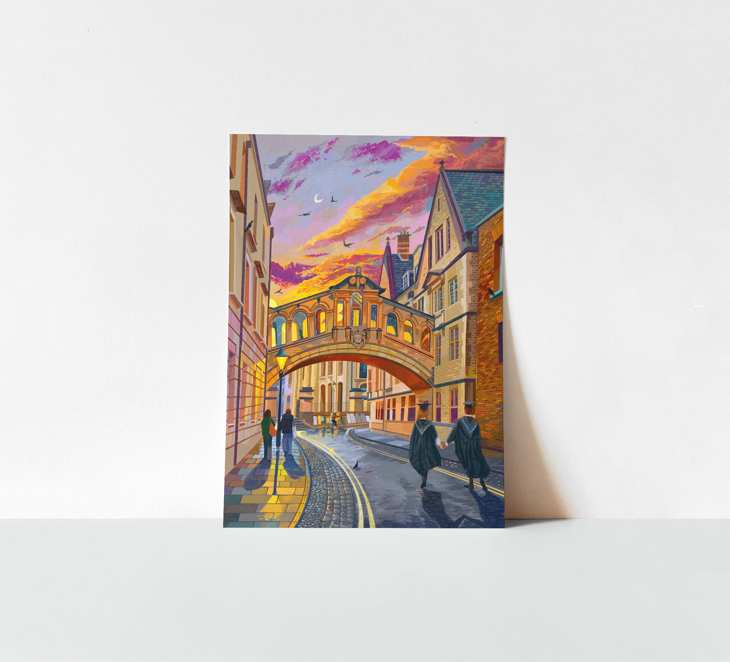 Oxford Bridge of Sighs, Hertford Bridge, Artwork Print