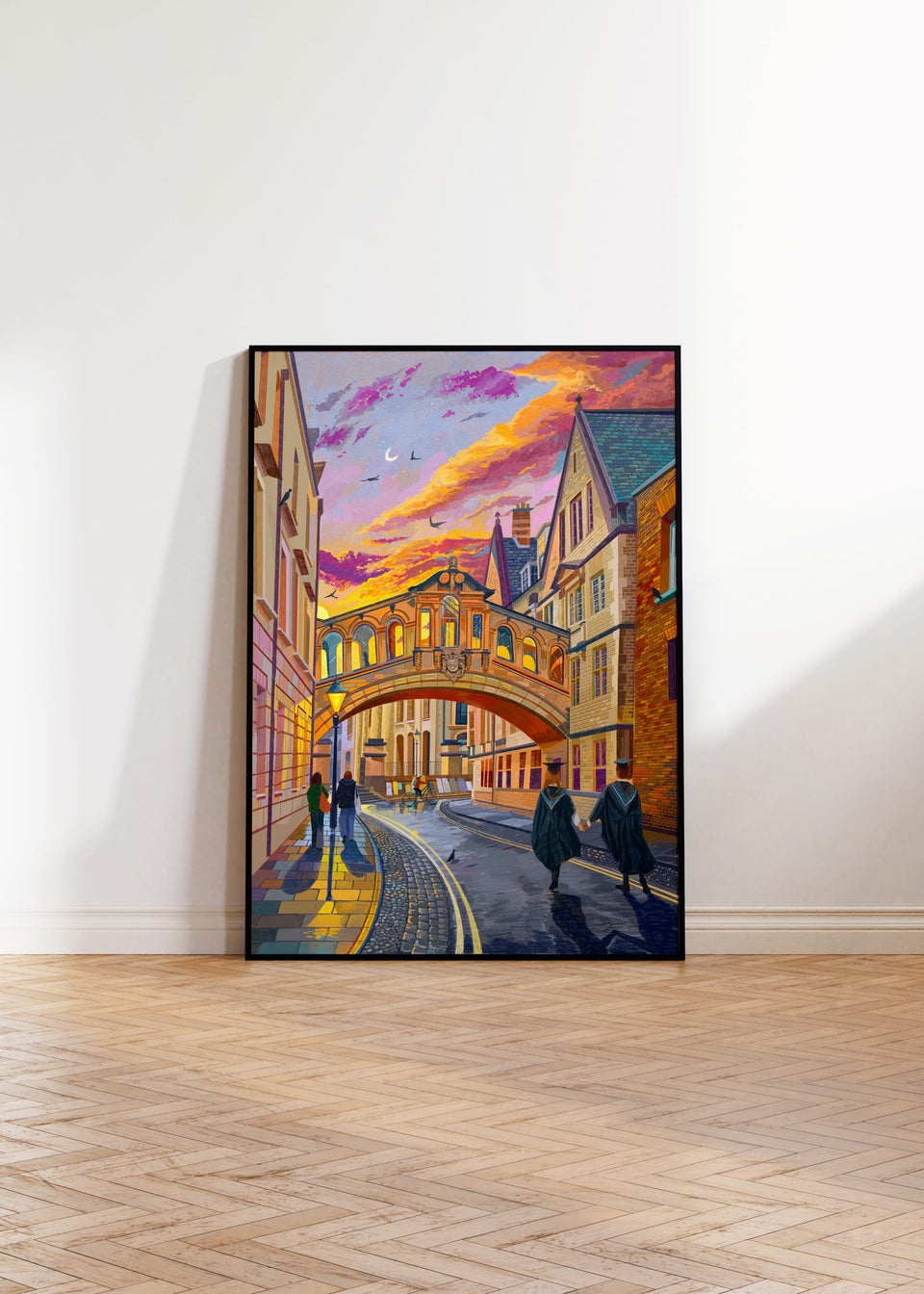 Oxford Bridge of Sighs, Hertford Bridge, Artwork Print