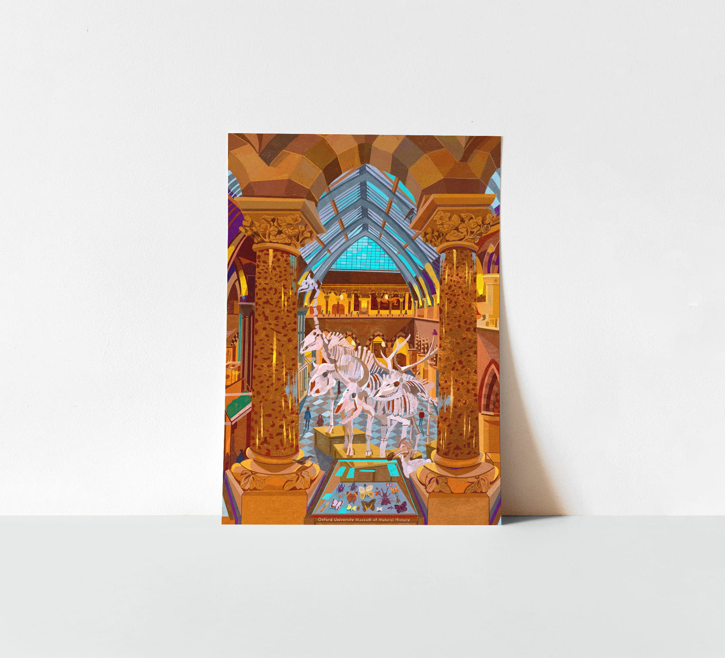 Oxford University Museum of Natural History, Artwork Print