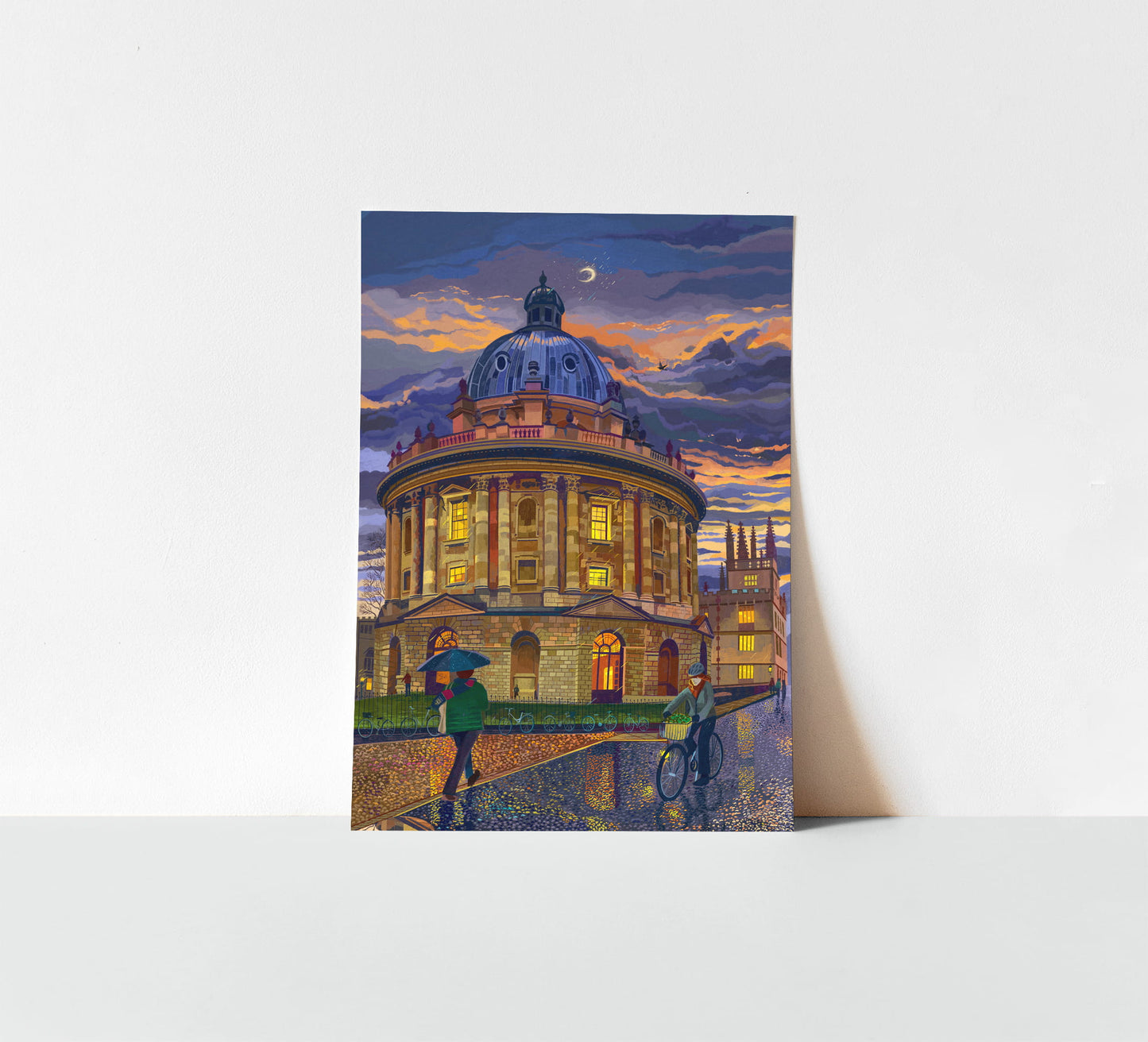 Oxford, Bodleian Library, Radcliffe Camera, Artwork Print