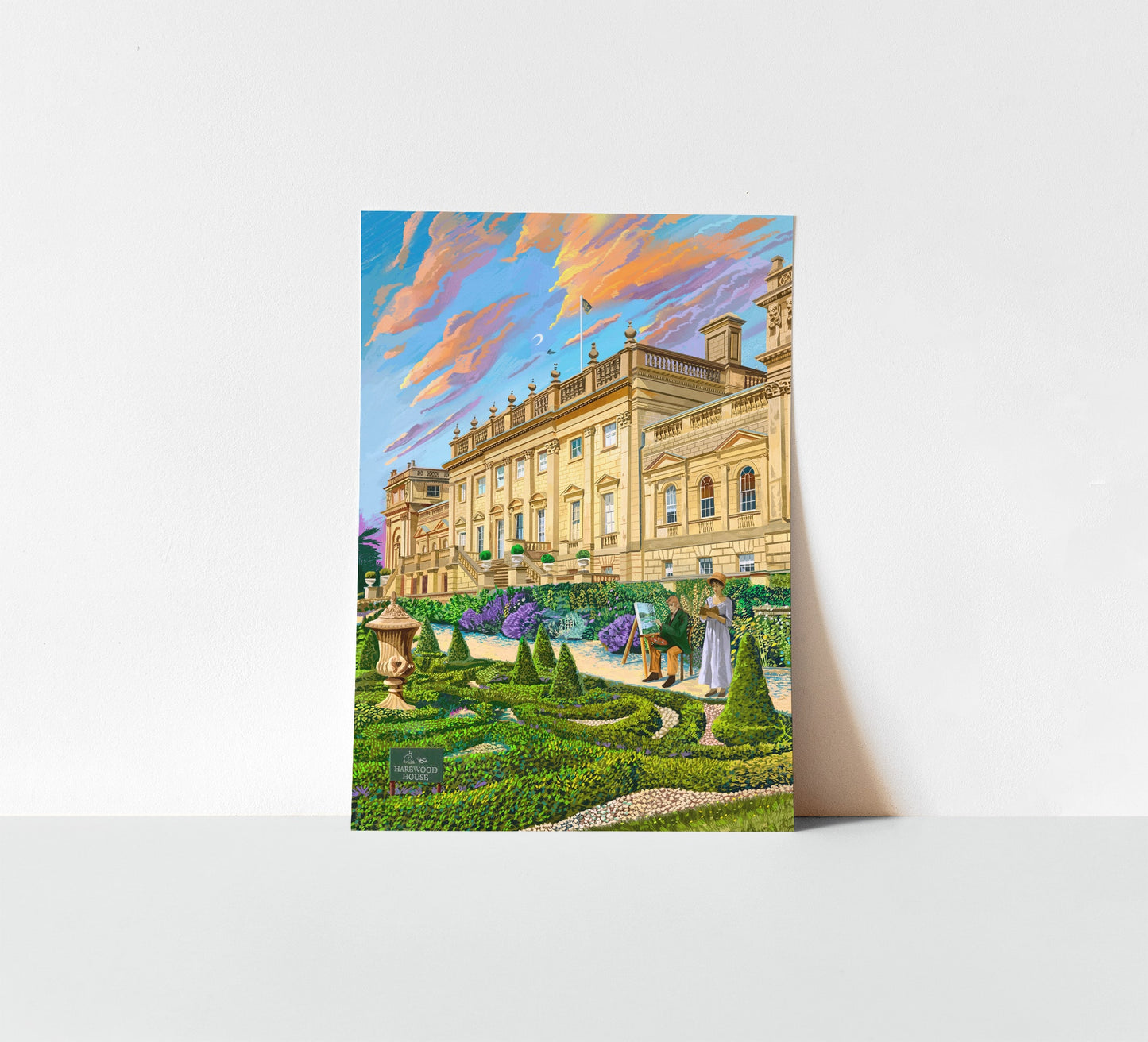 Harewood House, West Yorkshire, Artwork Print