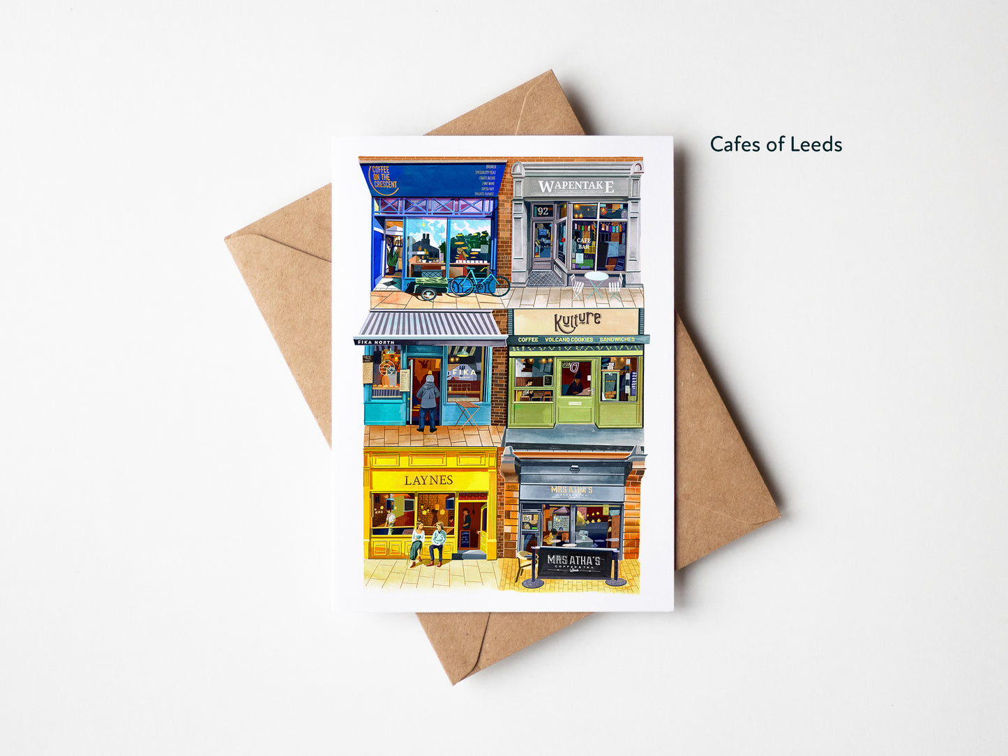Yorkshire Greetings Cards, Pack of 5, Mix and Match, A6 Size