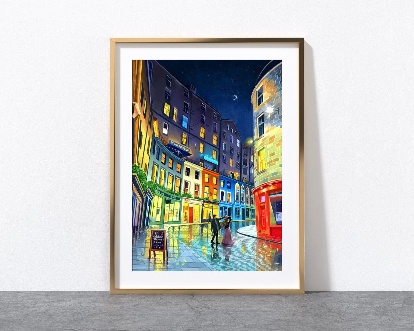 Victoria Street, Edinburgh, Art Print