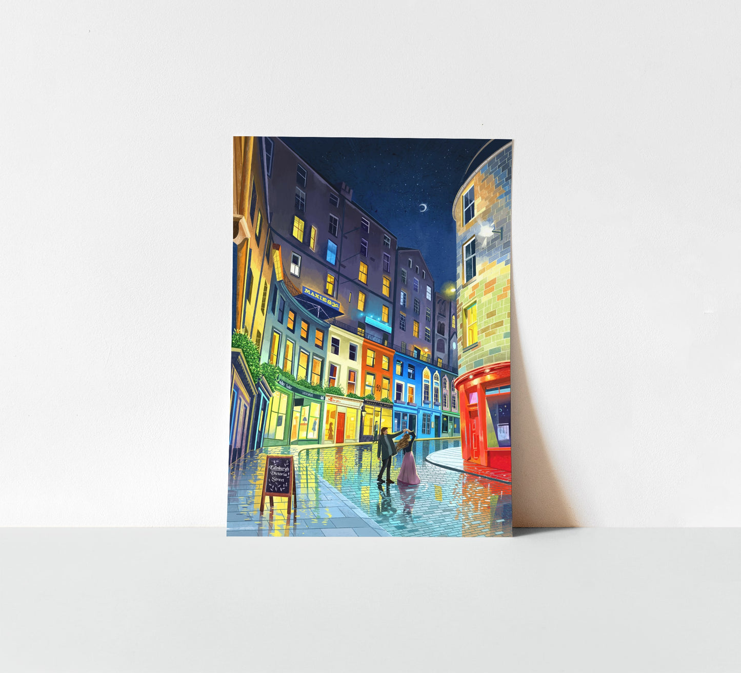 Victoria Street, Edinburgh, Art Print