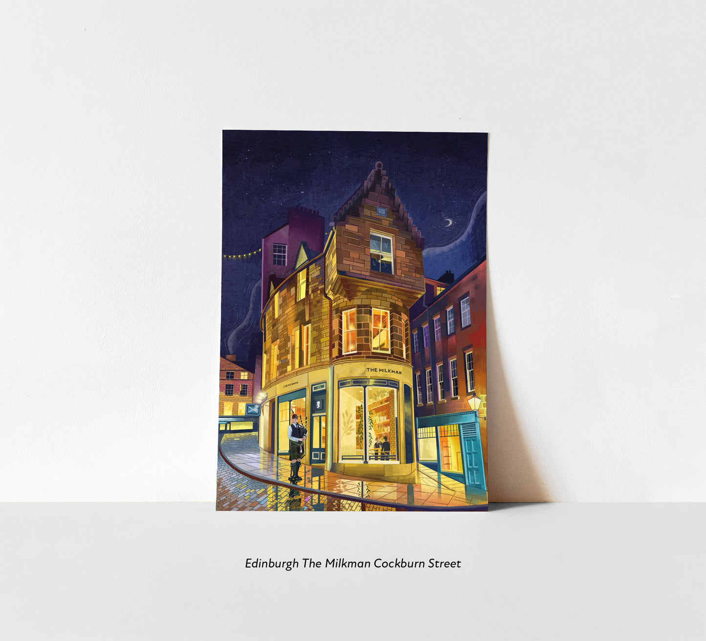 Any 3 x A5, A4 or A3 Edinburgh Artwork Prints, Mix and Match Set