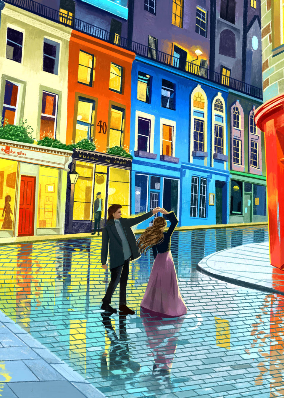 Victoria Street, Edinburgh, Art Print