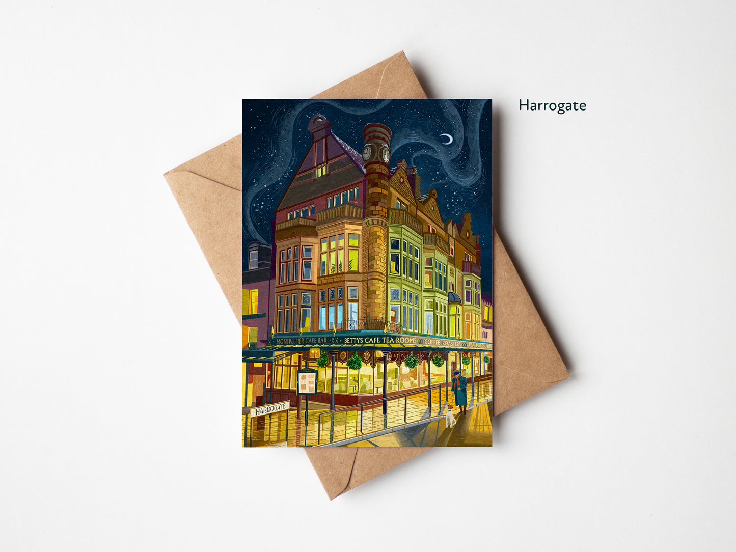 Yorkshire Greetings Cards, Pack of 5, Mix and Match, A6 Size