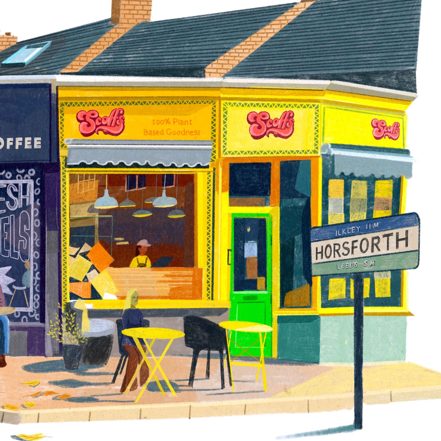 Horsforth, Leeds, Artwork Print