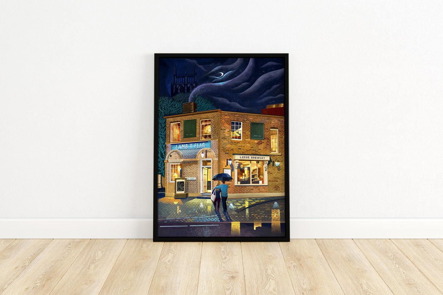 The Lamb and Flag, Leeds, Artwork Print
