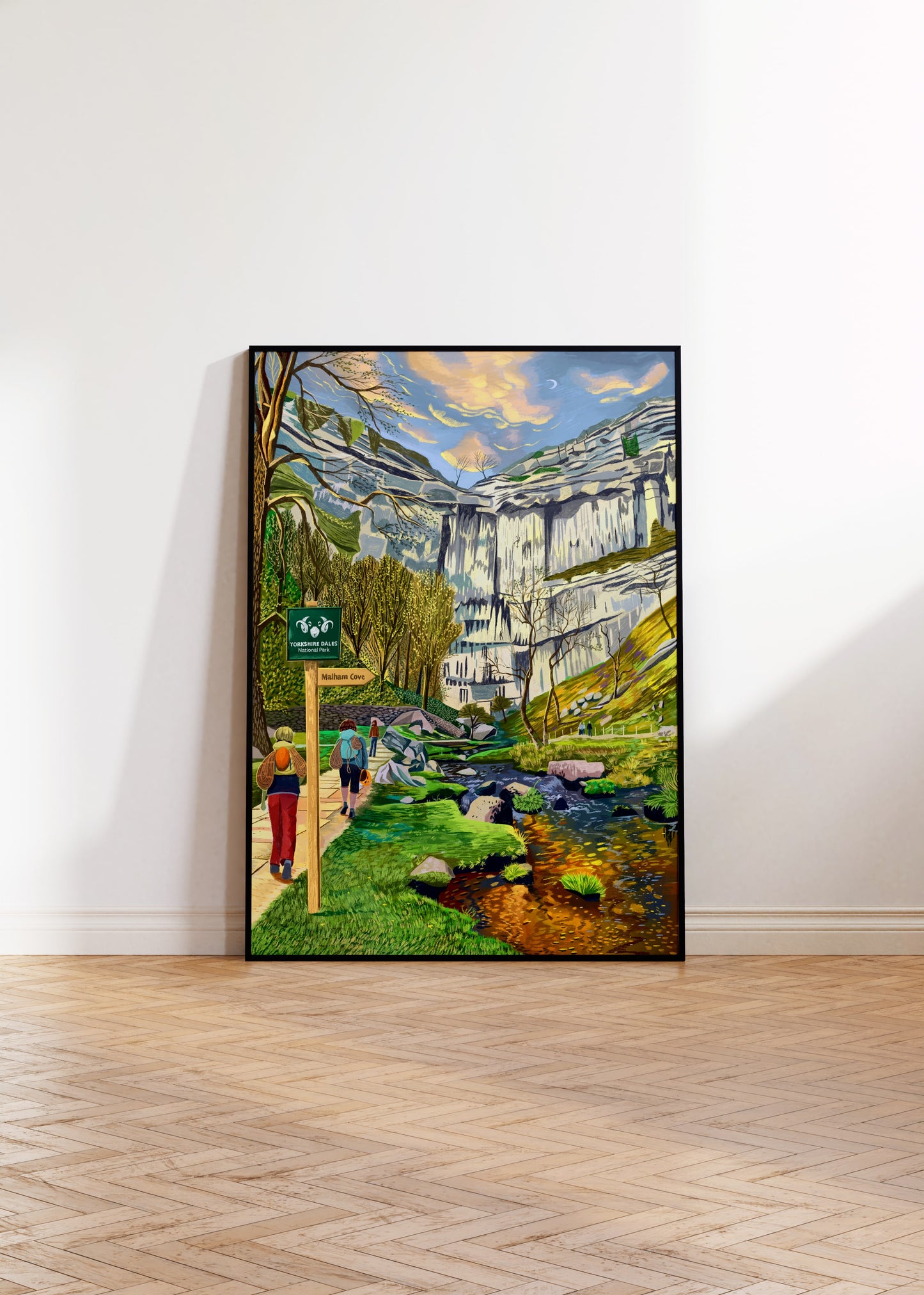 Malham Cove, Yorkshire Dales National Park, Artwork Print