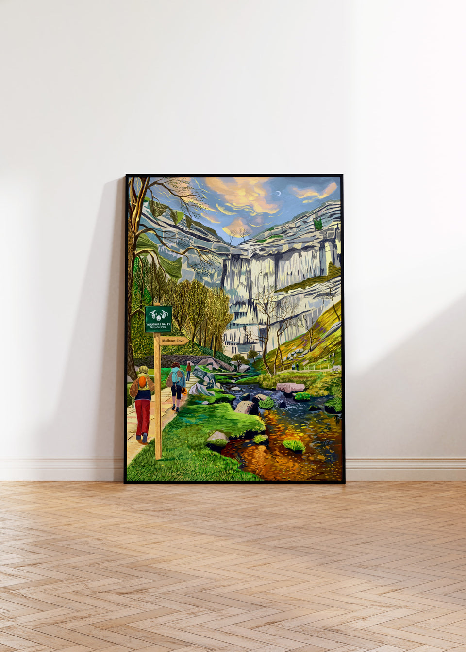 Malham Cove, Yorkshire Dales National Park, Artwork Print