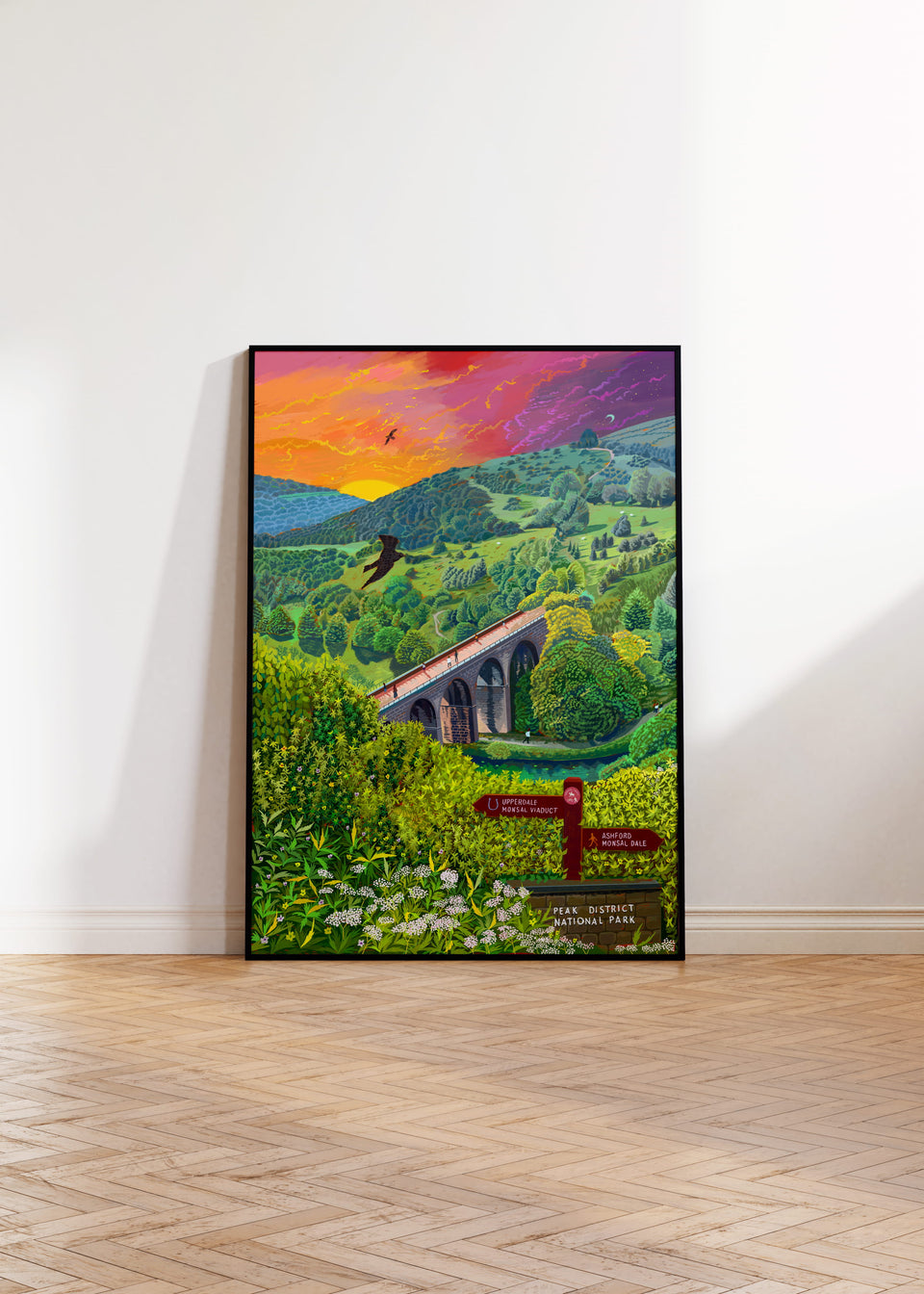 Monsal Head, Peak District National Park, Derbyshire, Artwork Print