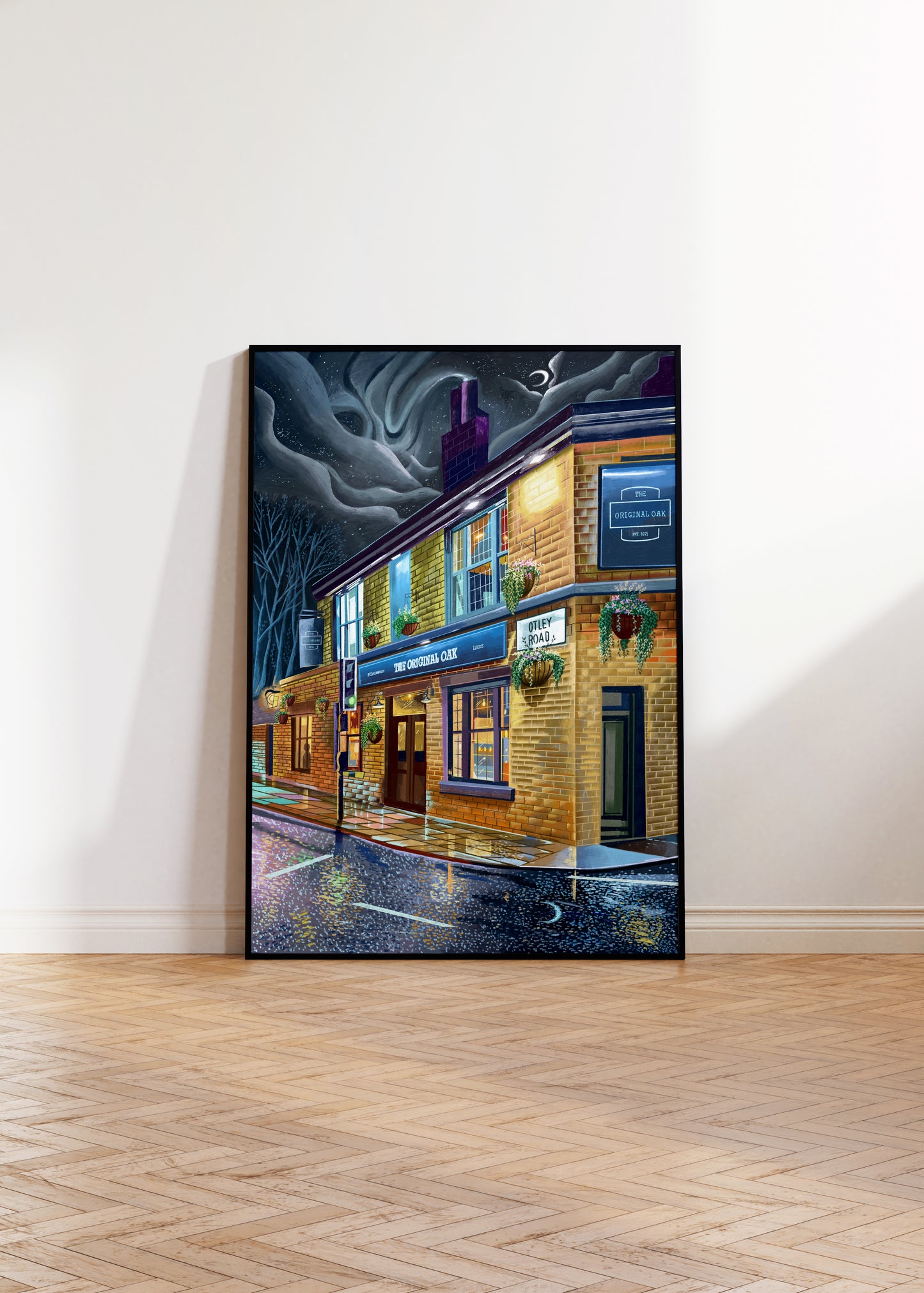 The Original Oak, Leeds, Headingley, Otley Road, Artwork Print