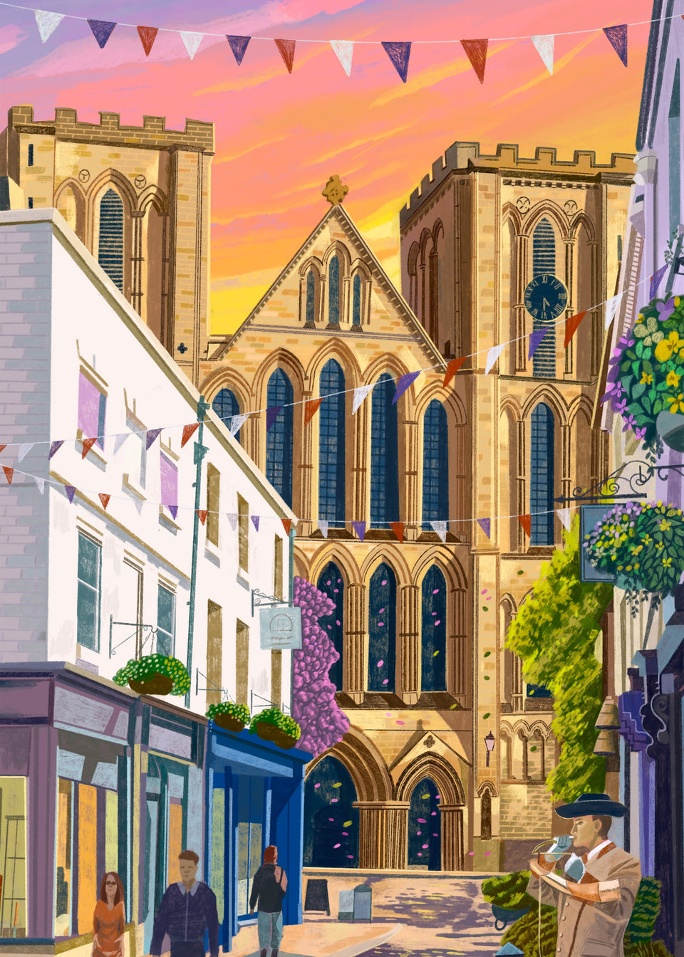 Ripon Cathedral, Kirkgate, North Yorkshire, Artwork Print