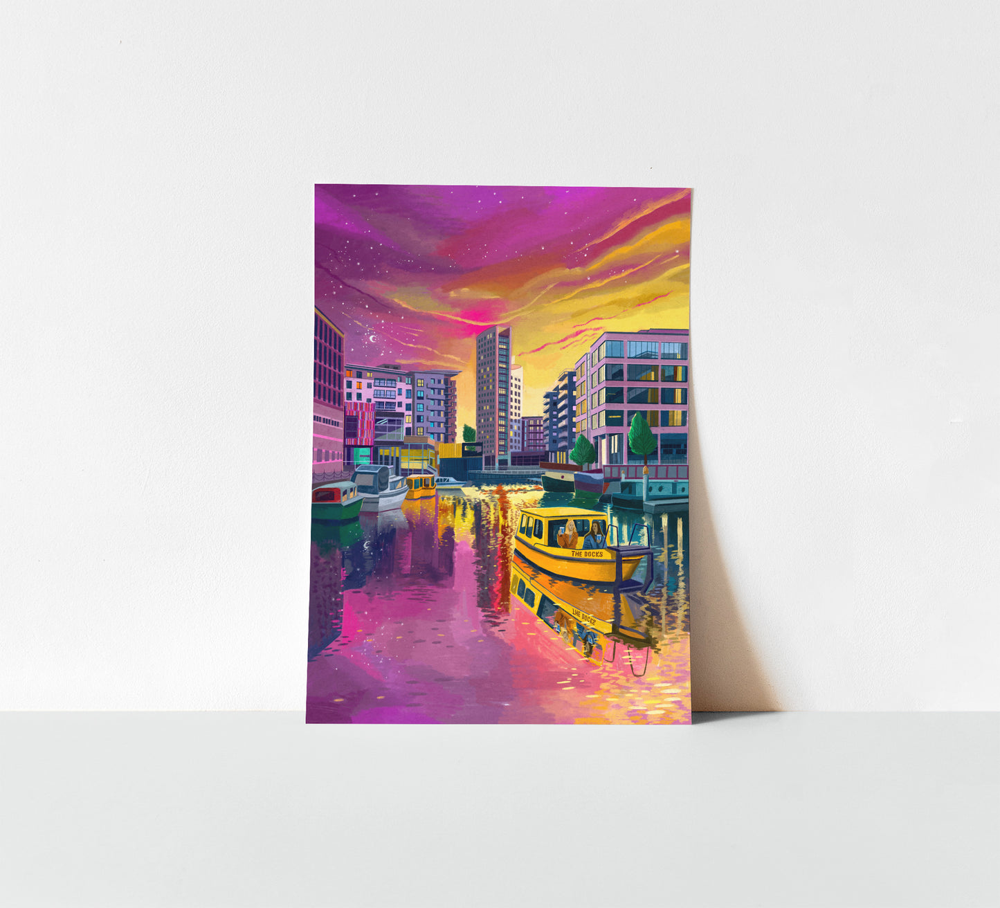 Leeds Dock, Artwork Print