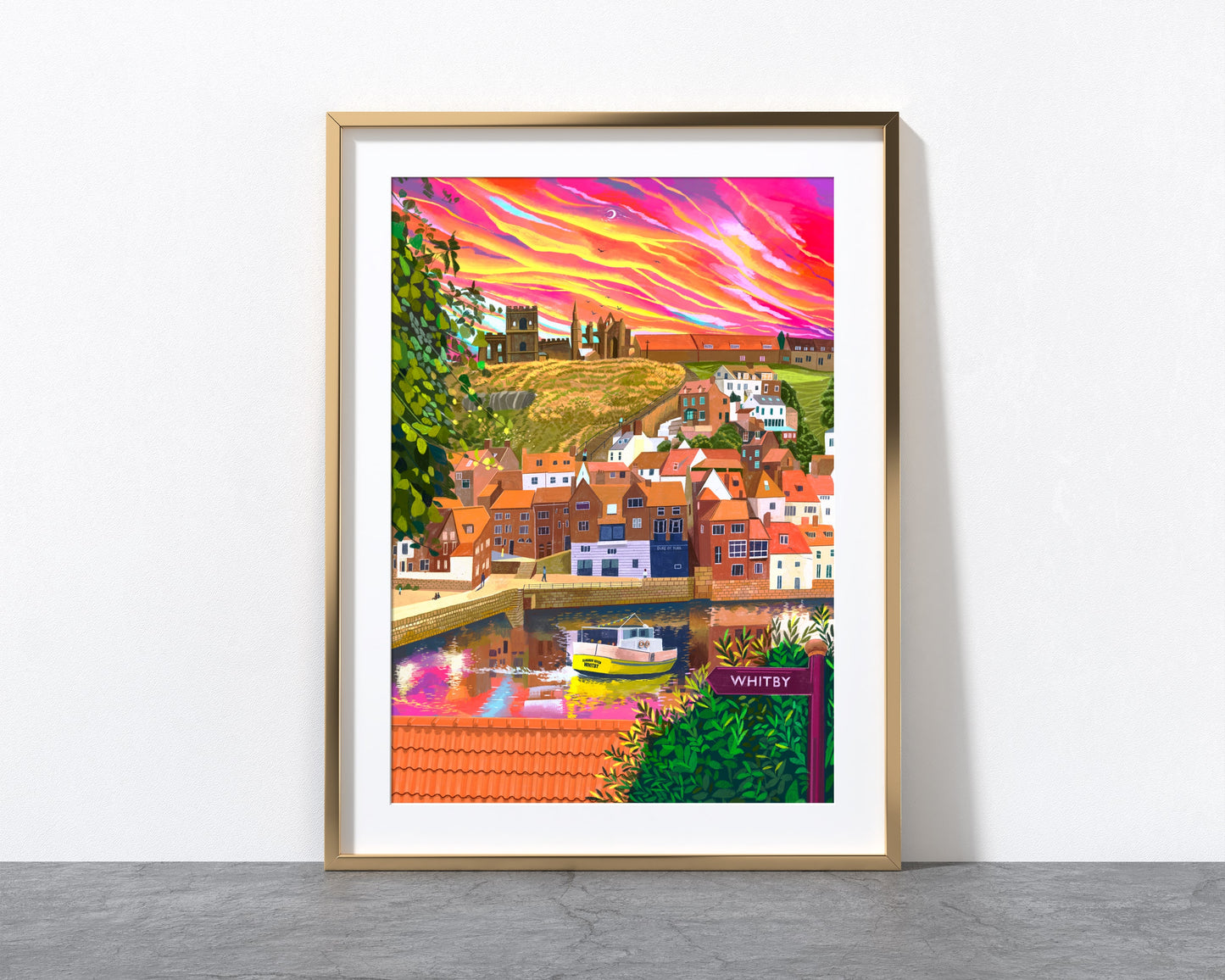 Whitby, North Yorkshire, Artwork print
