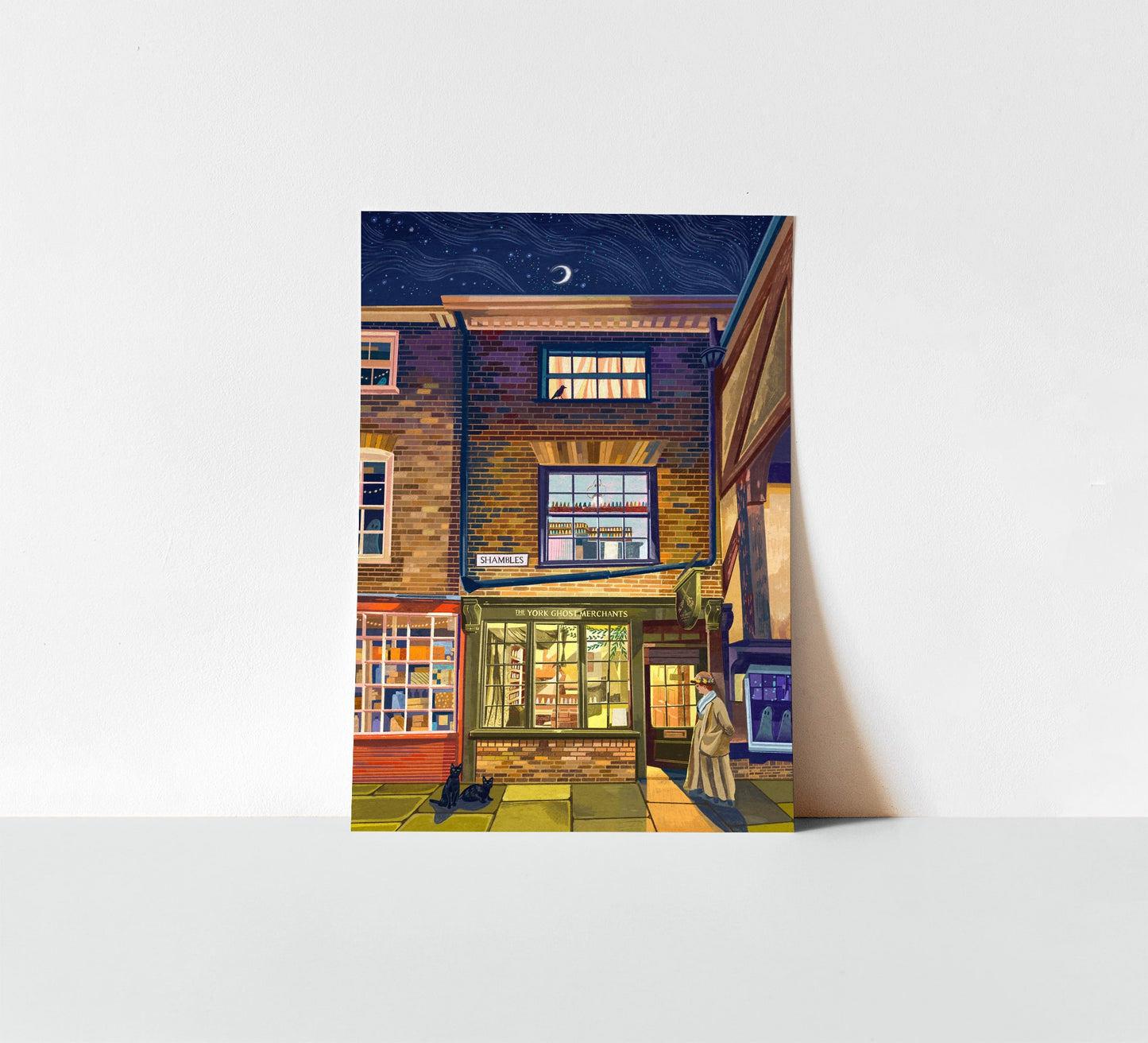 The York Ghost Merchants, Shambles, Artwork Print