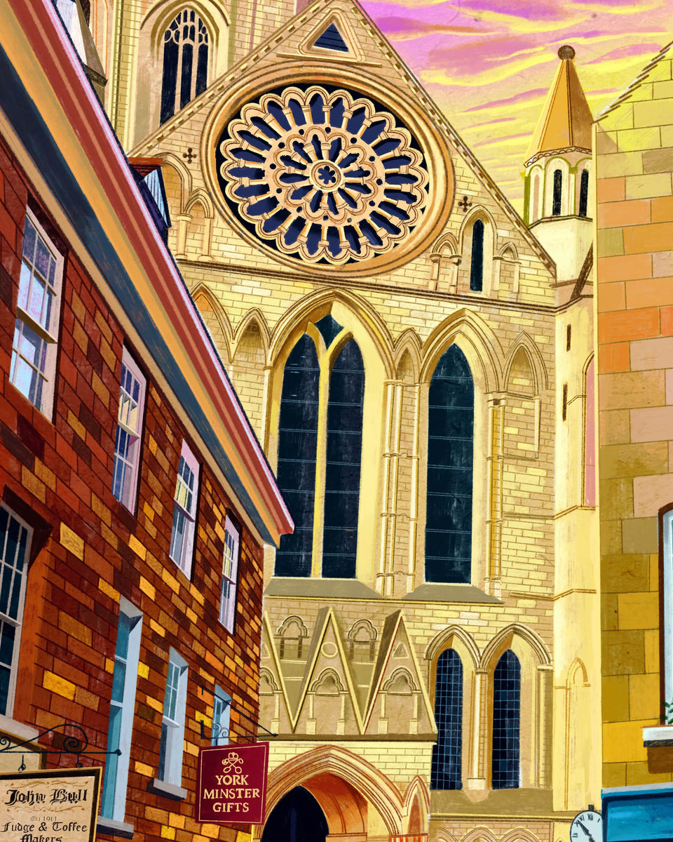 York Minster, UK, Artwork Print