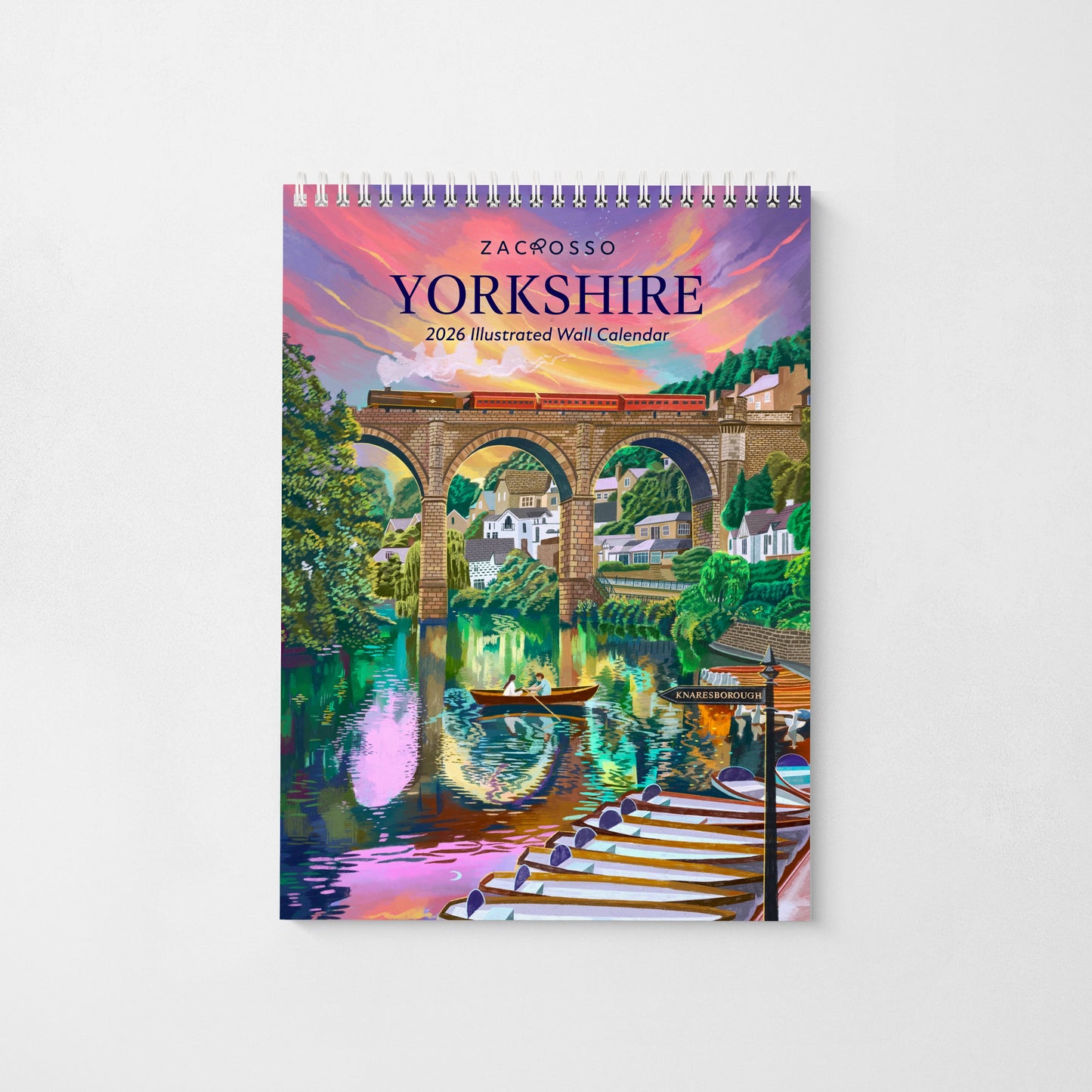 Yorkshire 2026 Illustrated Travel Calendar (Pre-Order)