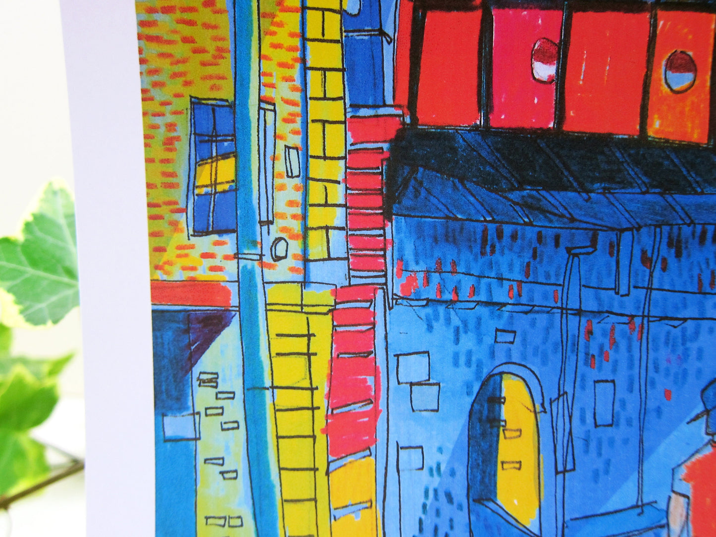 Leeds Lower Briggate Artwork Print, LGBT+ Artwork, Illustration, West Yorkshire, Call Lane, Viaduct Showbar