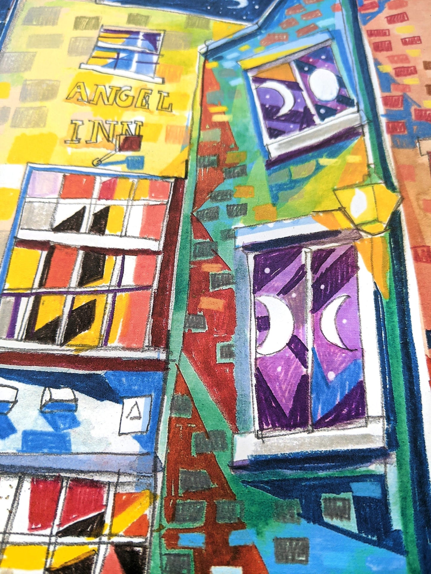 The Angel Inn, Leeds Artwork Print