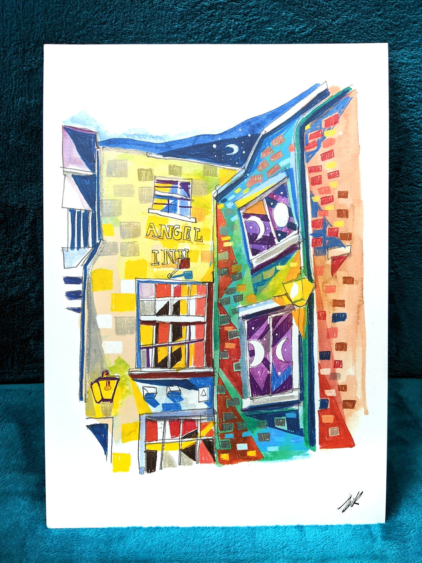The Angel Inn, Leeds Artwork Print