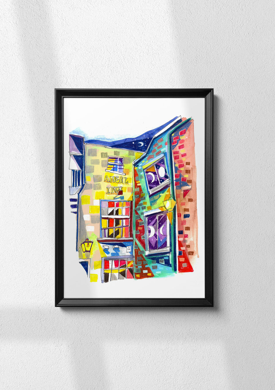 The Angel Inn, Leeds Artwork Print