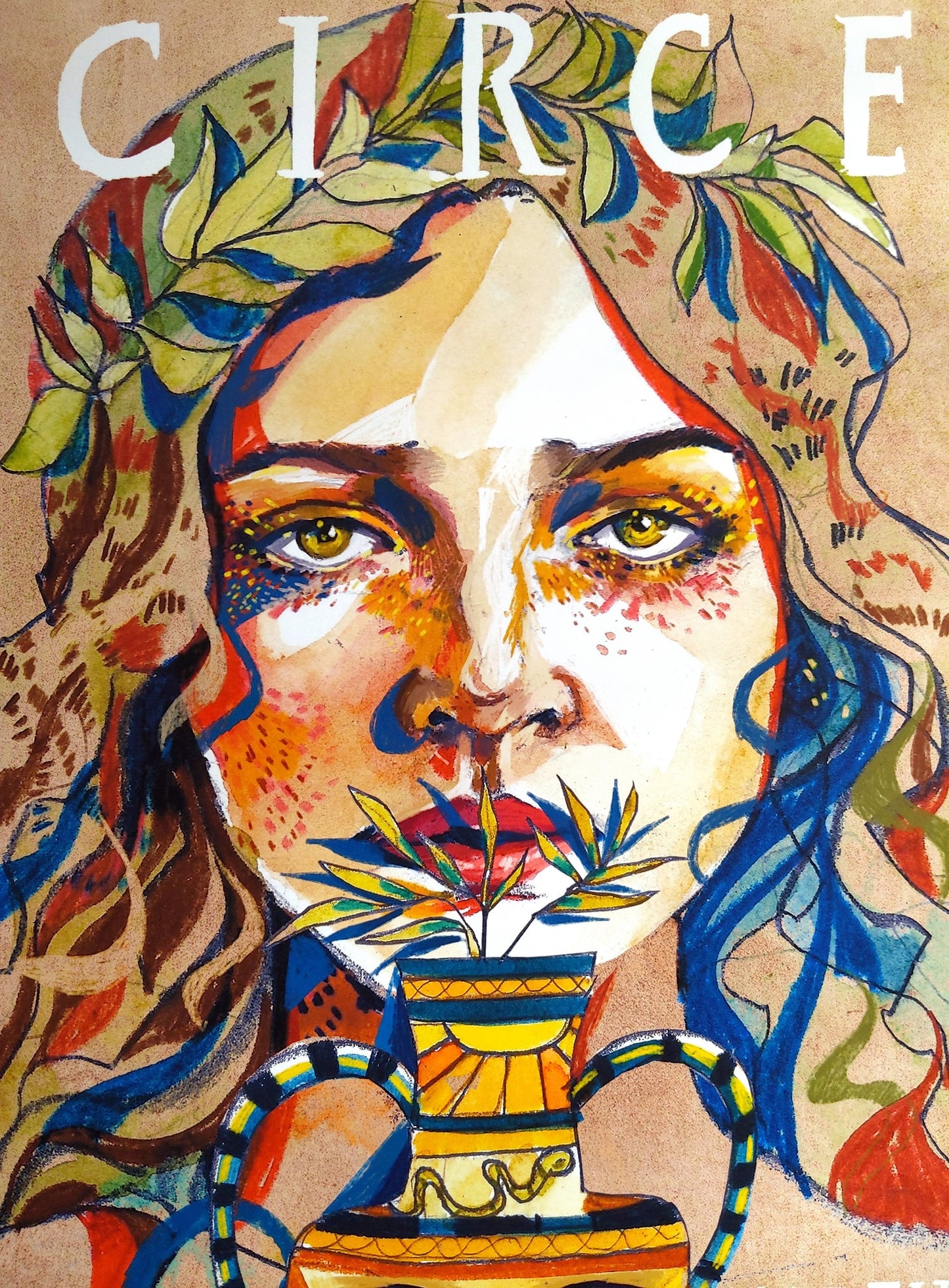 Circe Artwork Print, Inspired by Madeline Miller's 'Circe', Artwork Print