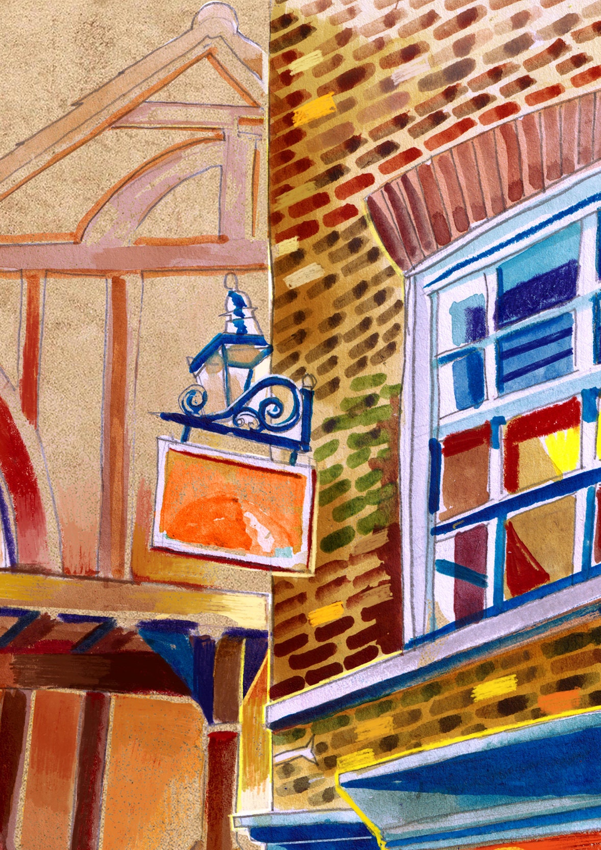 York Shambles Artwork Print