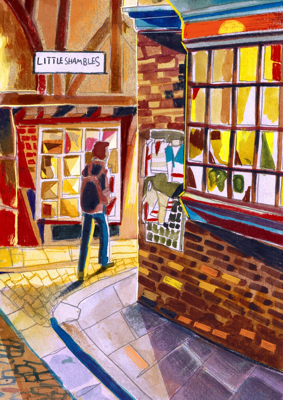 York Shambles Artwork Print