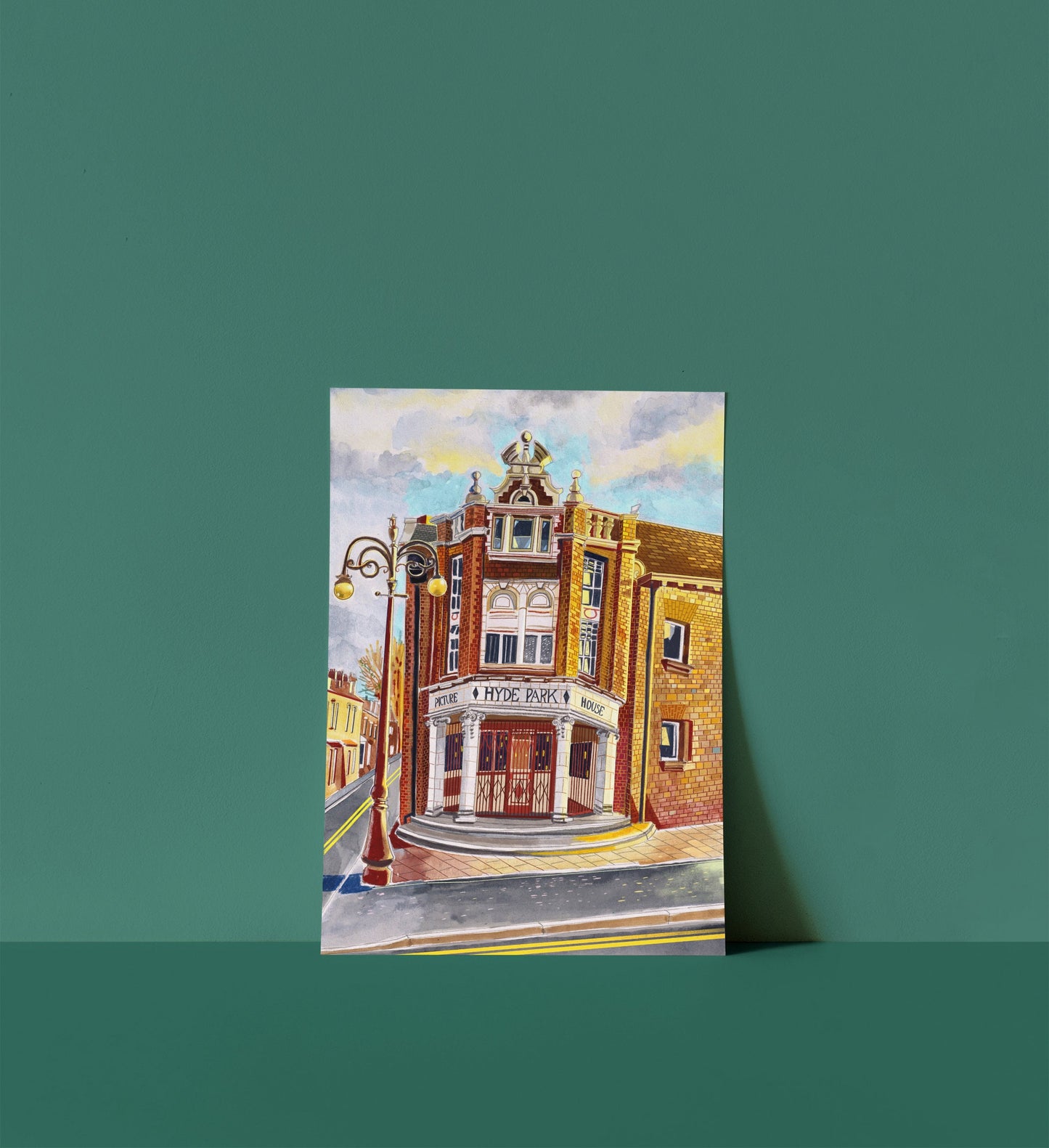 Leeds England, Hyde Park Picture House, Cinema Art, Brudenell Road, Yorkshire, Leeds Art Print, Leeds Poster, Leeds Painting
