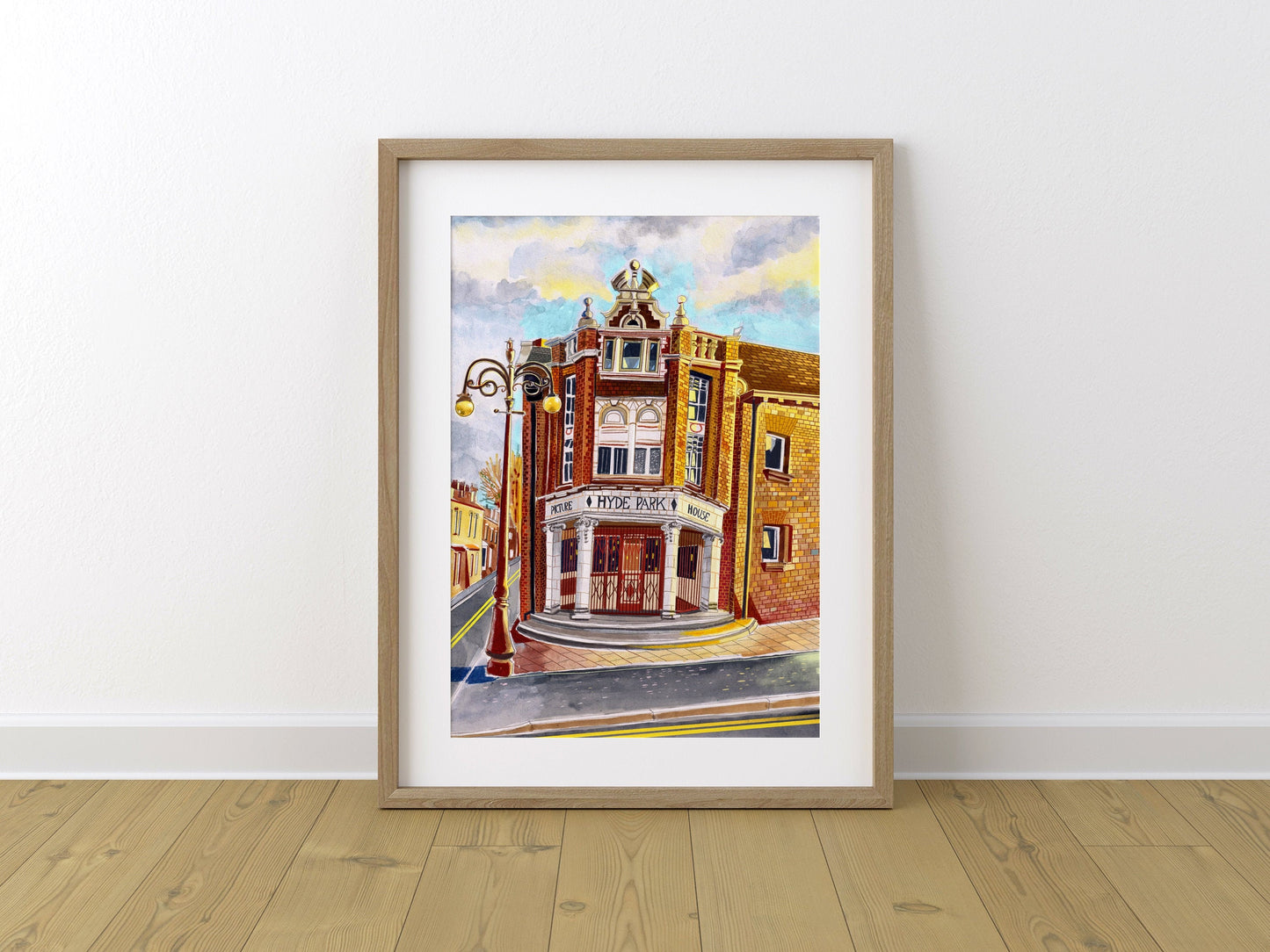 Leeds England, Hyde Park Picture House, Cinema Art, Brudenell Road, Yorkshire, Leeds Art Print, Leeds Poster, Leeds Painting