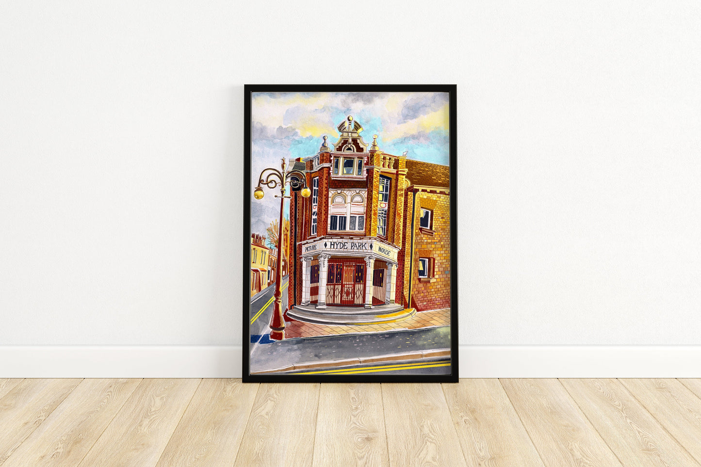 Leeds England, Hyde Park Picture House, Cinema Art, Brudenell Road, Yorkshire, Leeds Art Print, Leeds Poster, Leeds Painting