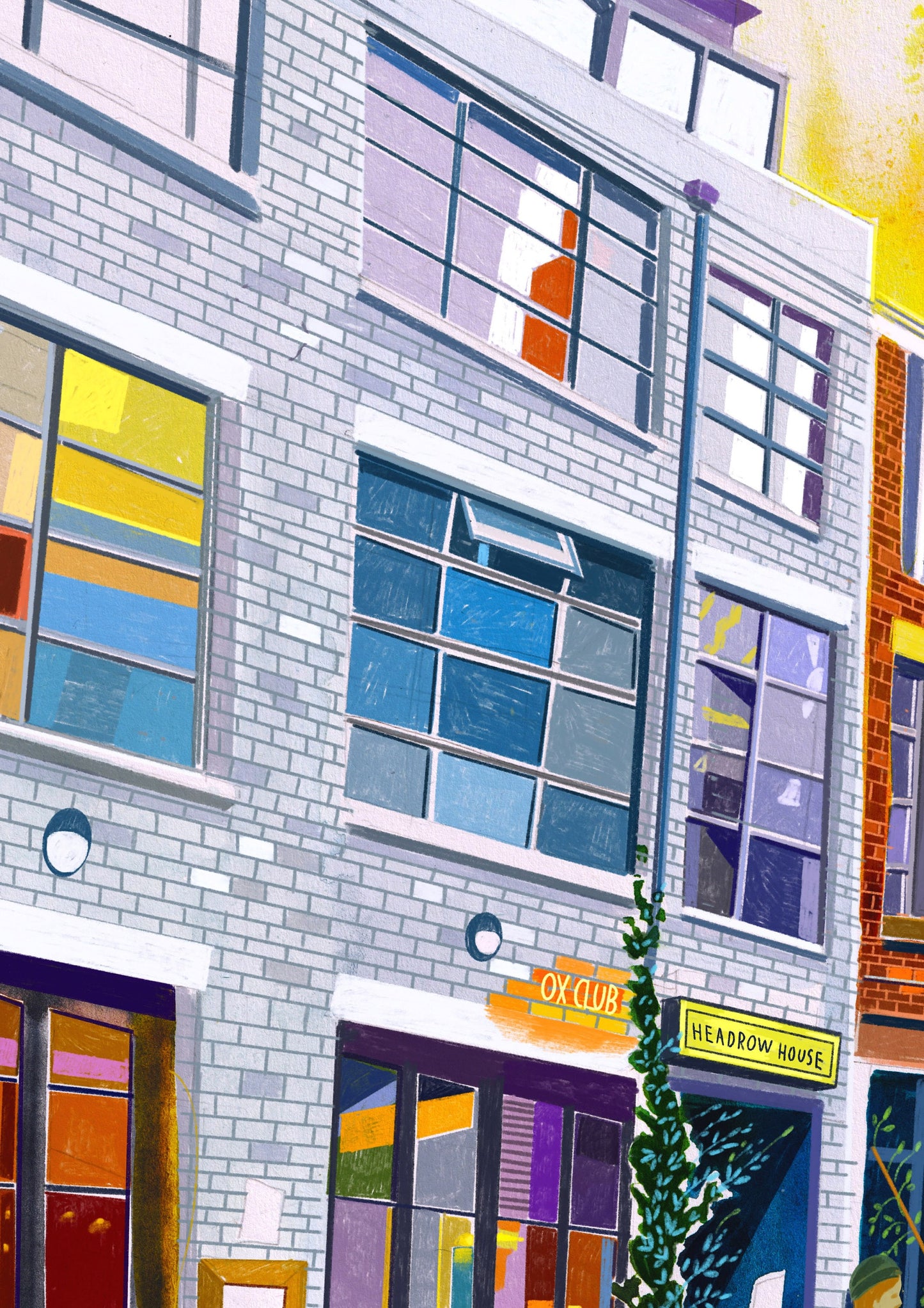 Headrow House, Leeds, Artwork Print