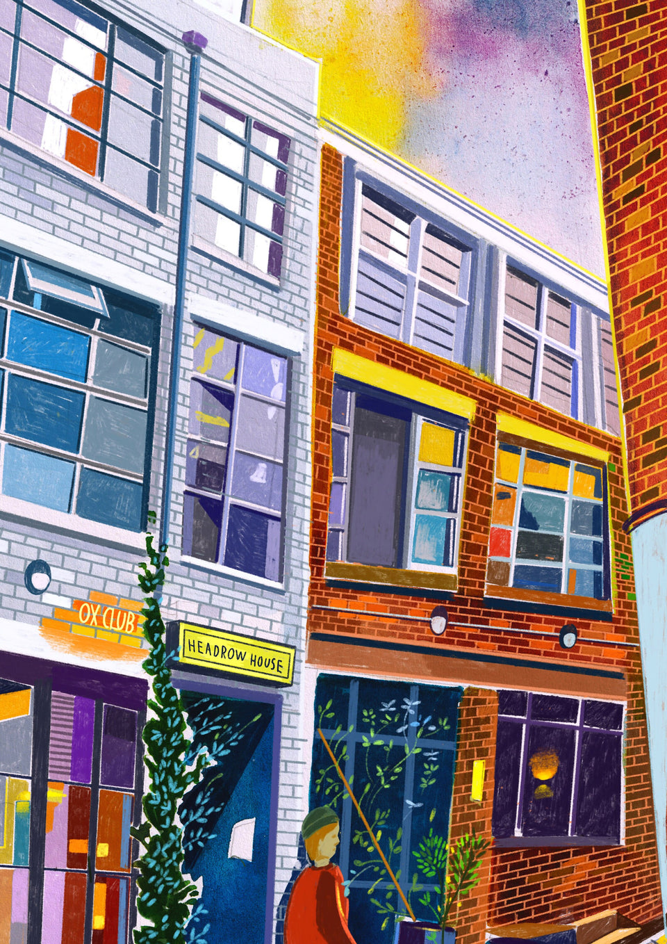 Headrow House, Leeds, Artwork Print