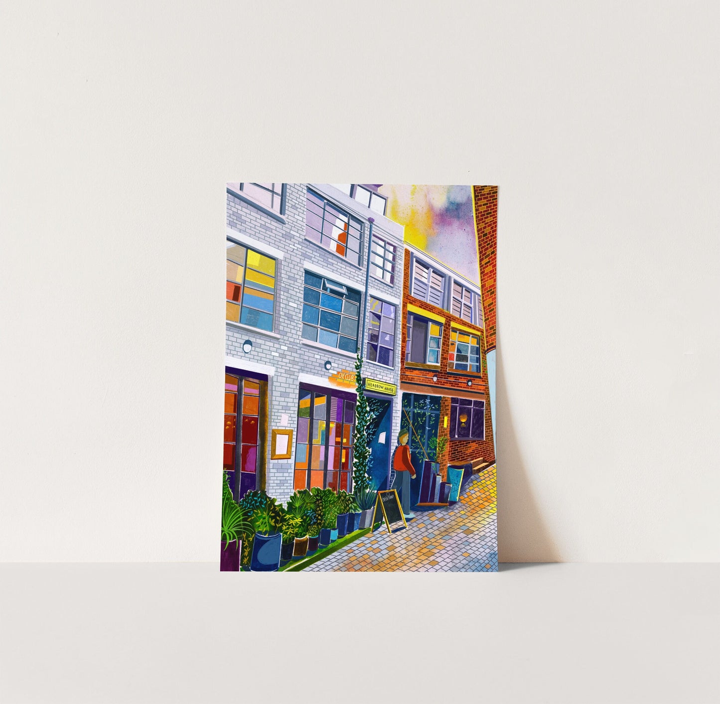 Headrow House, Leeds, Artwork Print