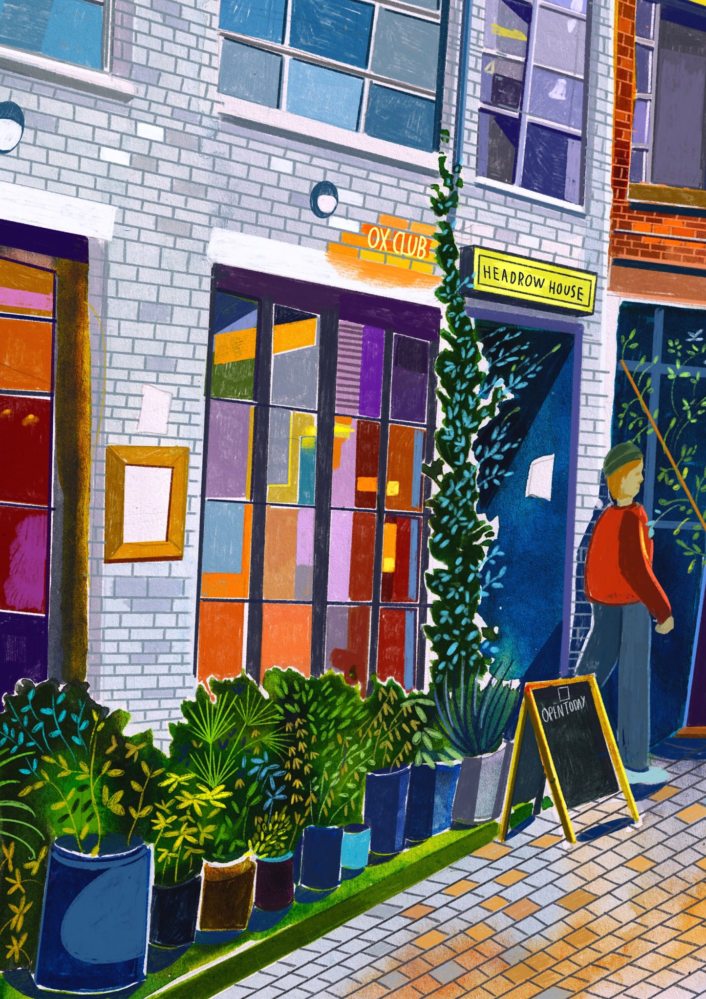 Headrow House, Leeds, Artwork Print