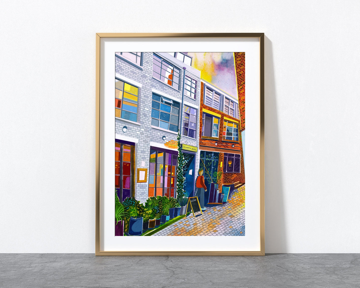 Headrow House, Leeds, Artwork Print