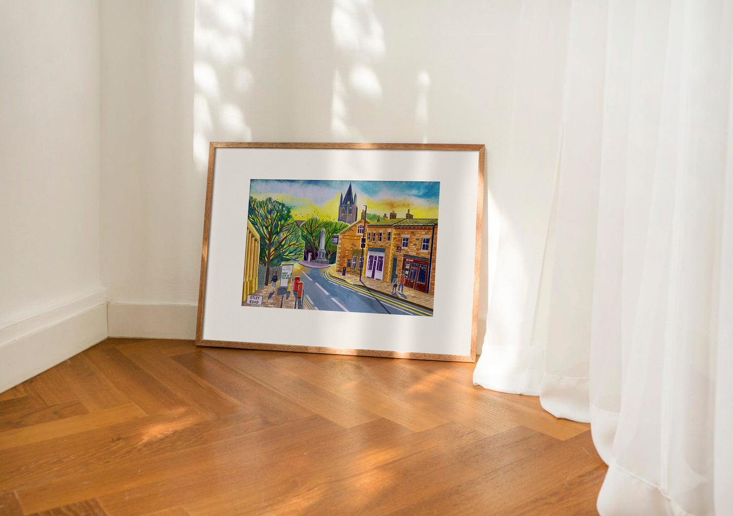 Headingley Otley Road Leeds, Artwork Print