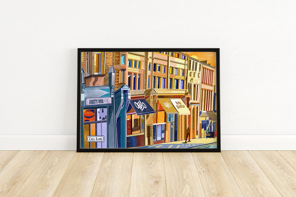 Call Lane Leeds, Artwork Print
