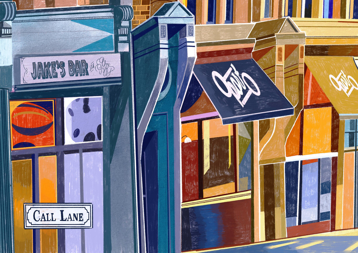 Call Lane Leeds, Artwork Print