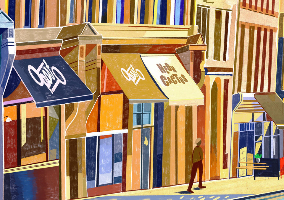 Call Lane Leeds, Artwork Print