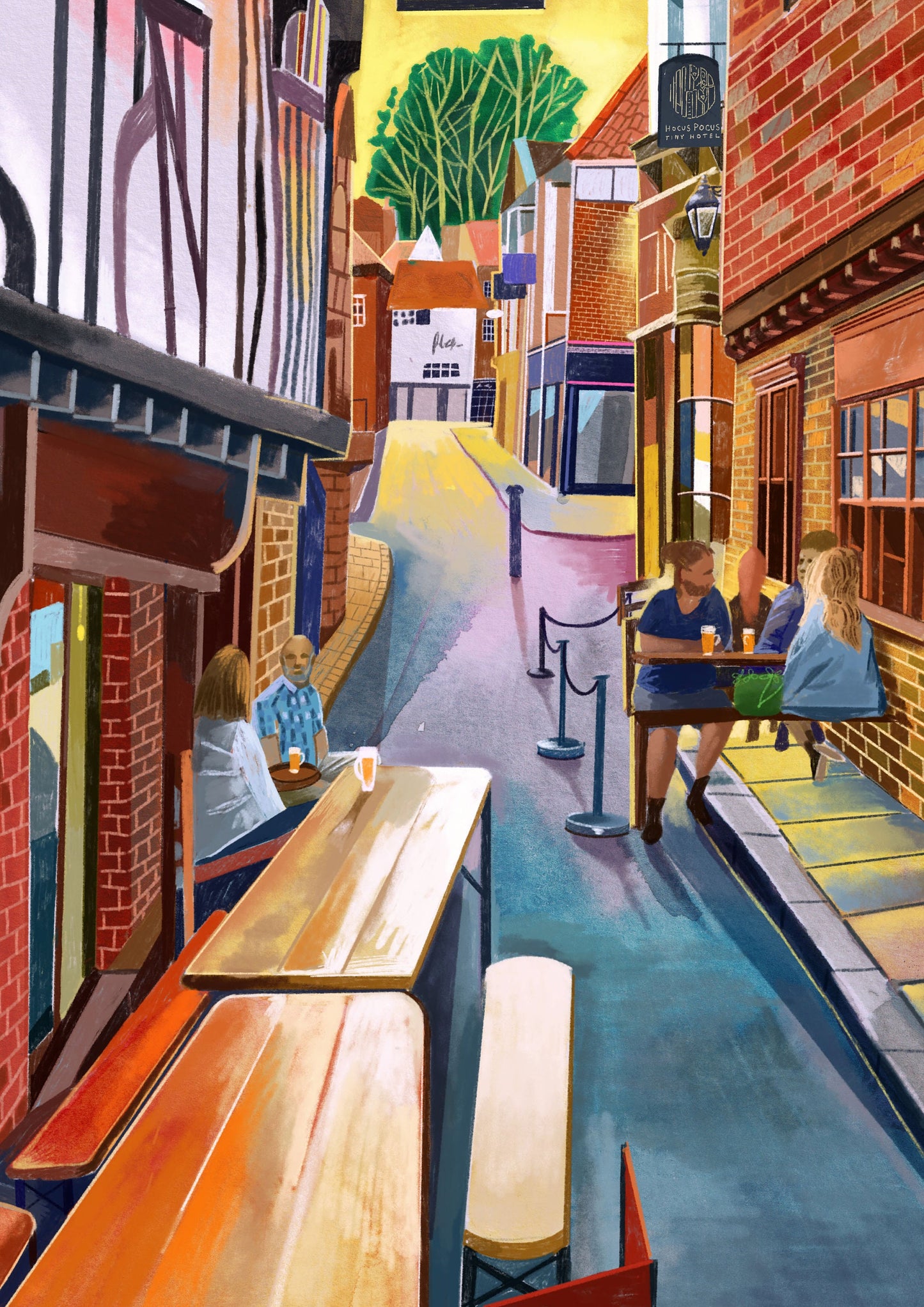 York Patrick Pool Artwork Print, Valhalla , Pivni, Portal Bookshop