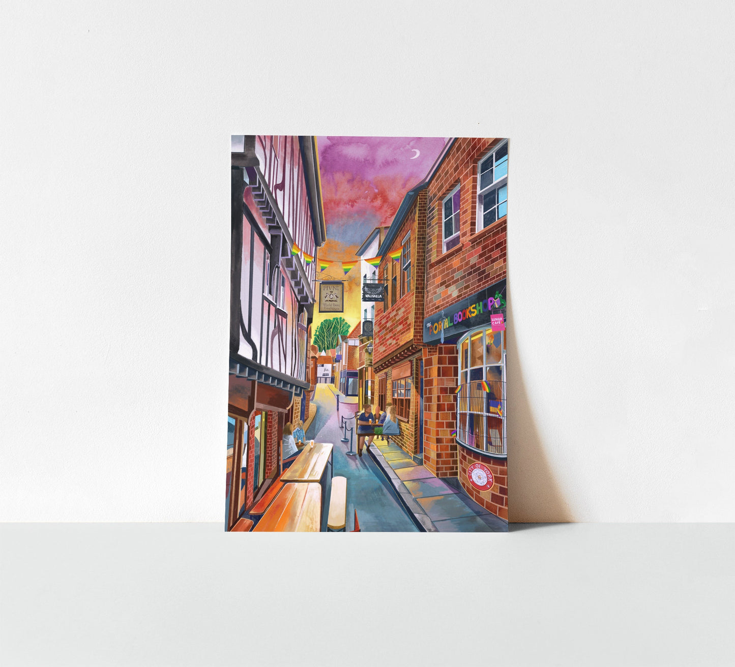 York Patrick Pool Artwork Print, Valhalla , Pivni, Portal Bookshop