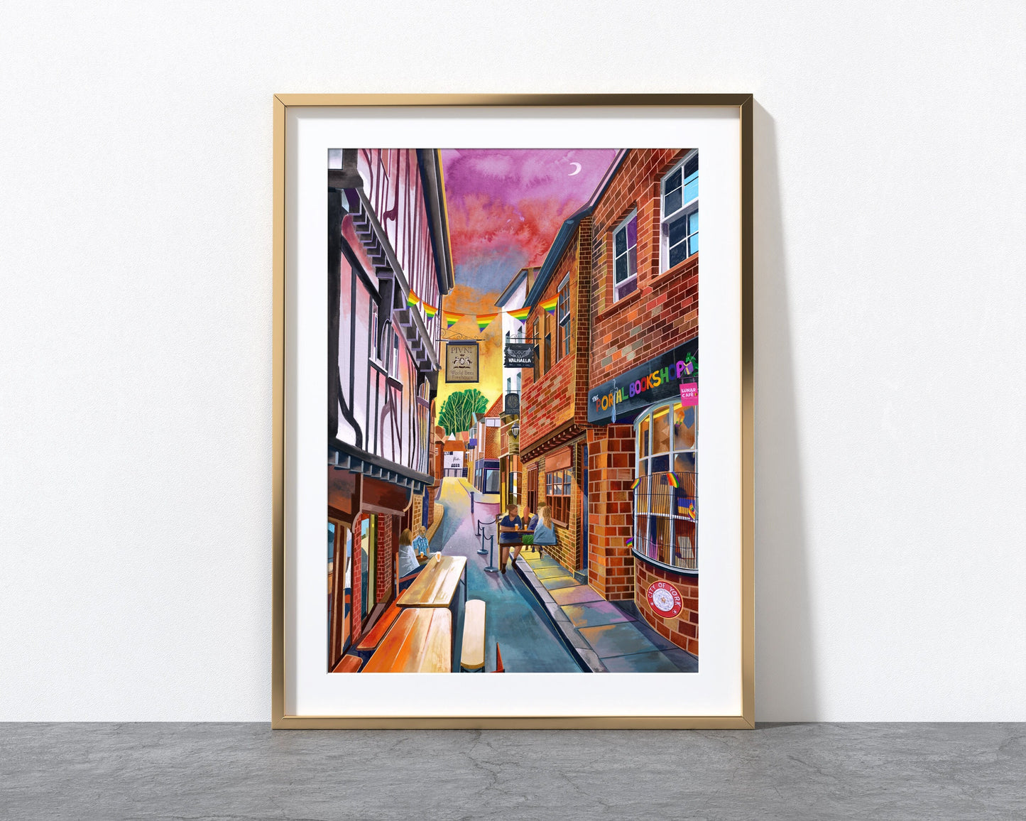 York Patrick Pool Artwork Print, Valhalla , Pivni, Portal Bookshop
