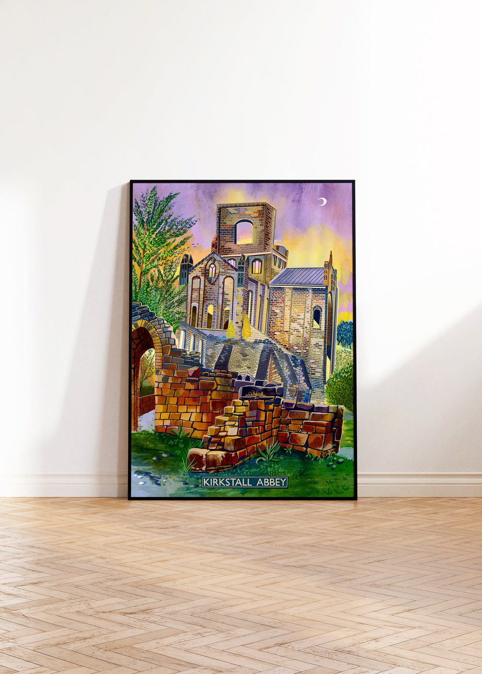 Kirkstall Abbey, Leeds, Yorkshire Artwork Print